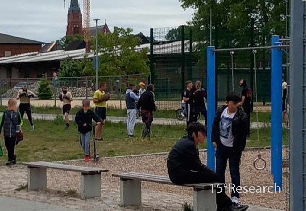 Öffentliches Kampftraining vom Dritten Weg 2025