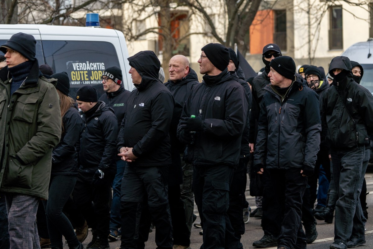 Neonaziaufmarsch in Dresden 2025