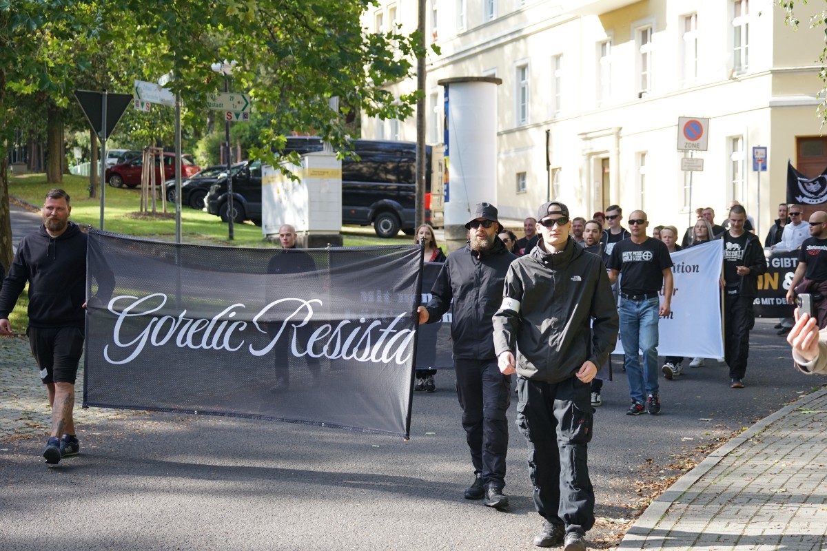 Quelle: 15°Research / 2025 Rechtsextreme Demonstration Görlitz