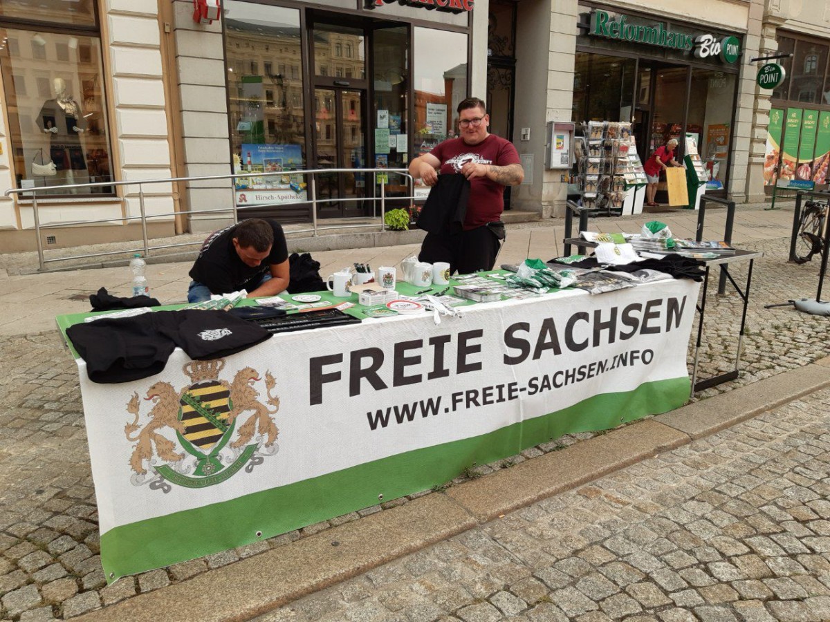 Quelle: 15°Research / 2022 Kundgebung Freie Sachsen Görlitz